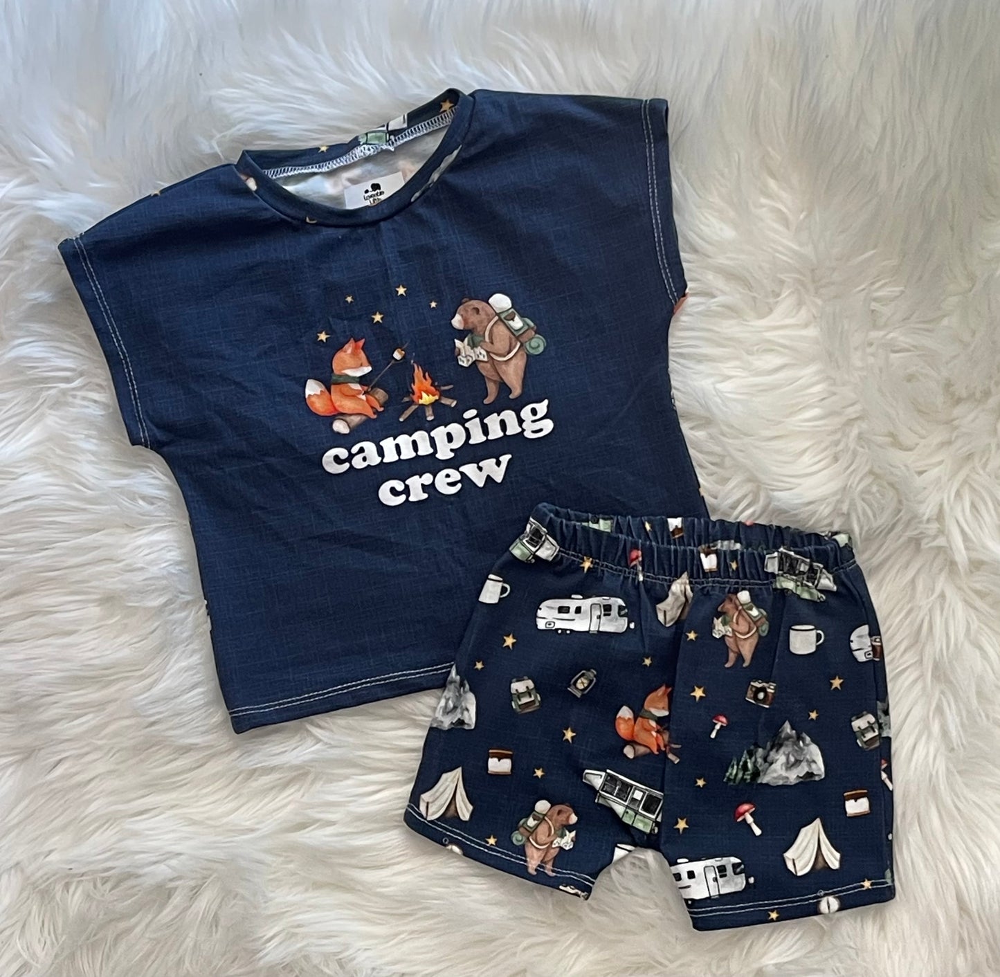 Critter camping crew set