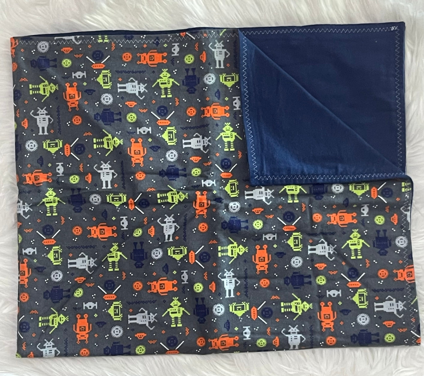 Robot toddler blanket