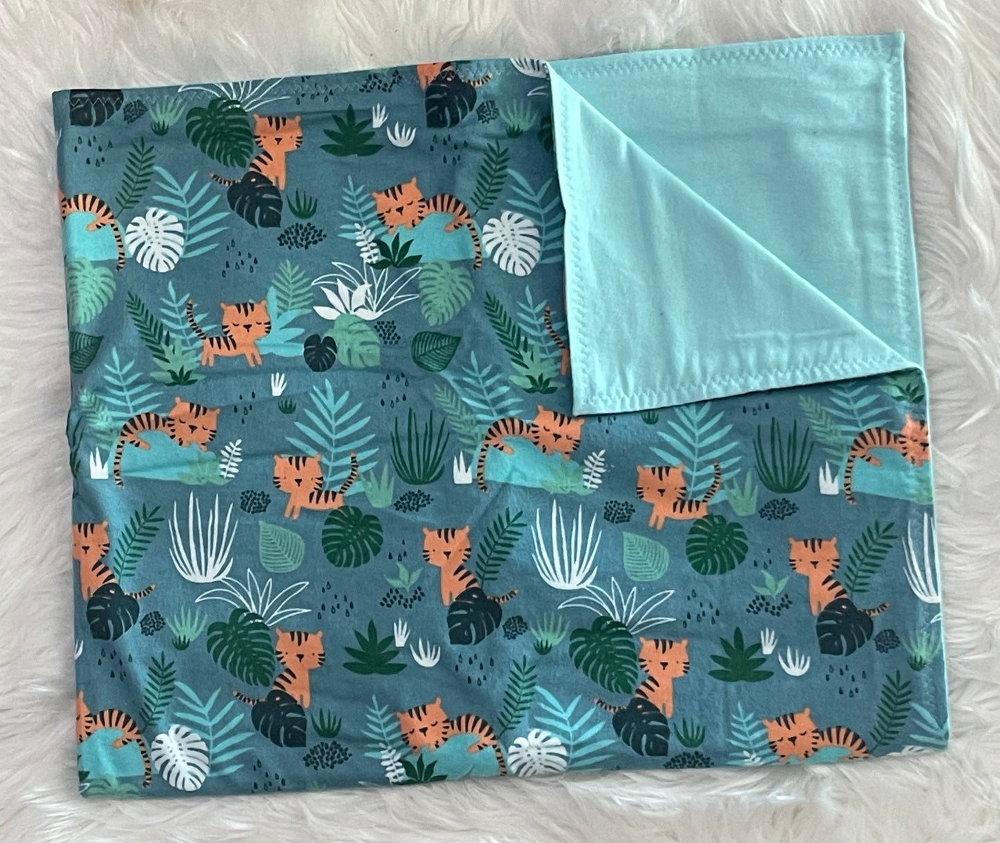 Tiger toddler blanket