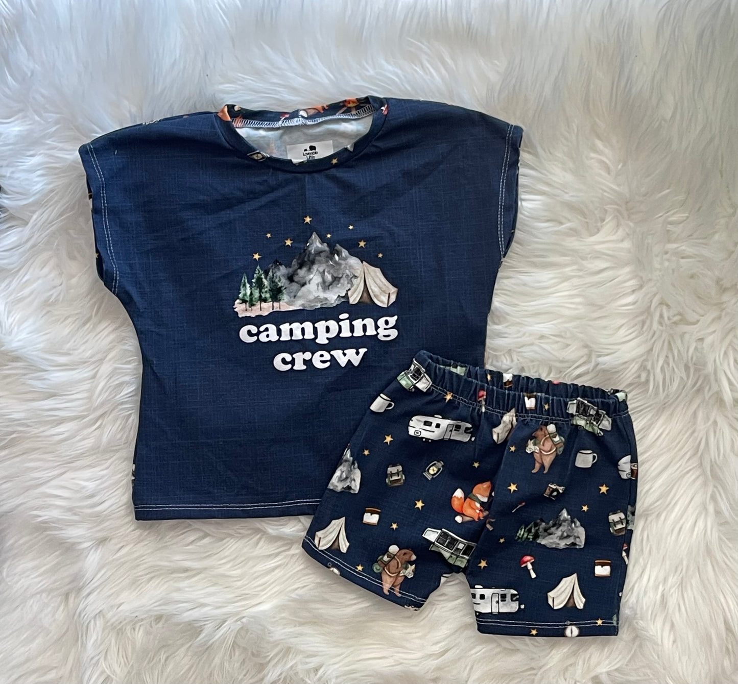 Mountain camping crew set